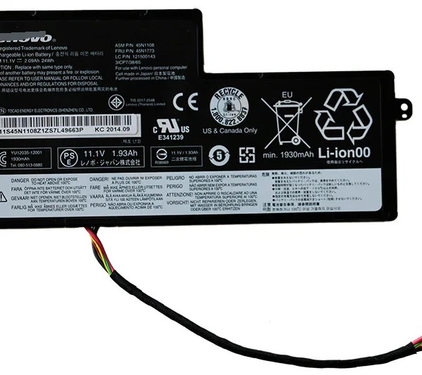 LENOVO 45N1110/45N1108 батерей