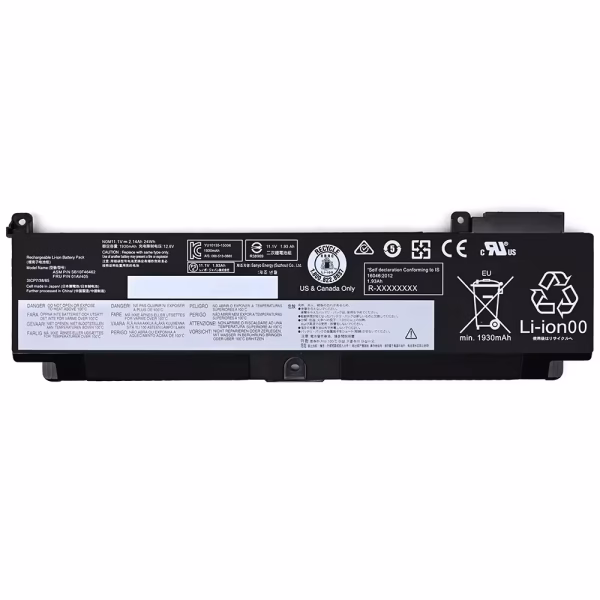 LENOVO 00HW024/01AV405/T460S 3C батерей