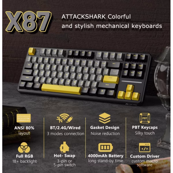 X87 GAMING KEYBOARD